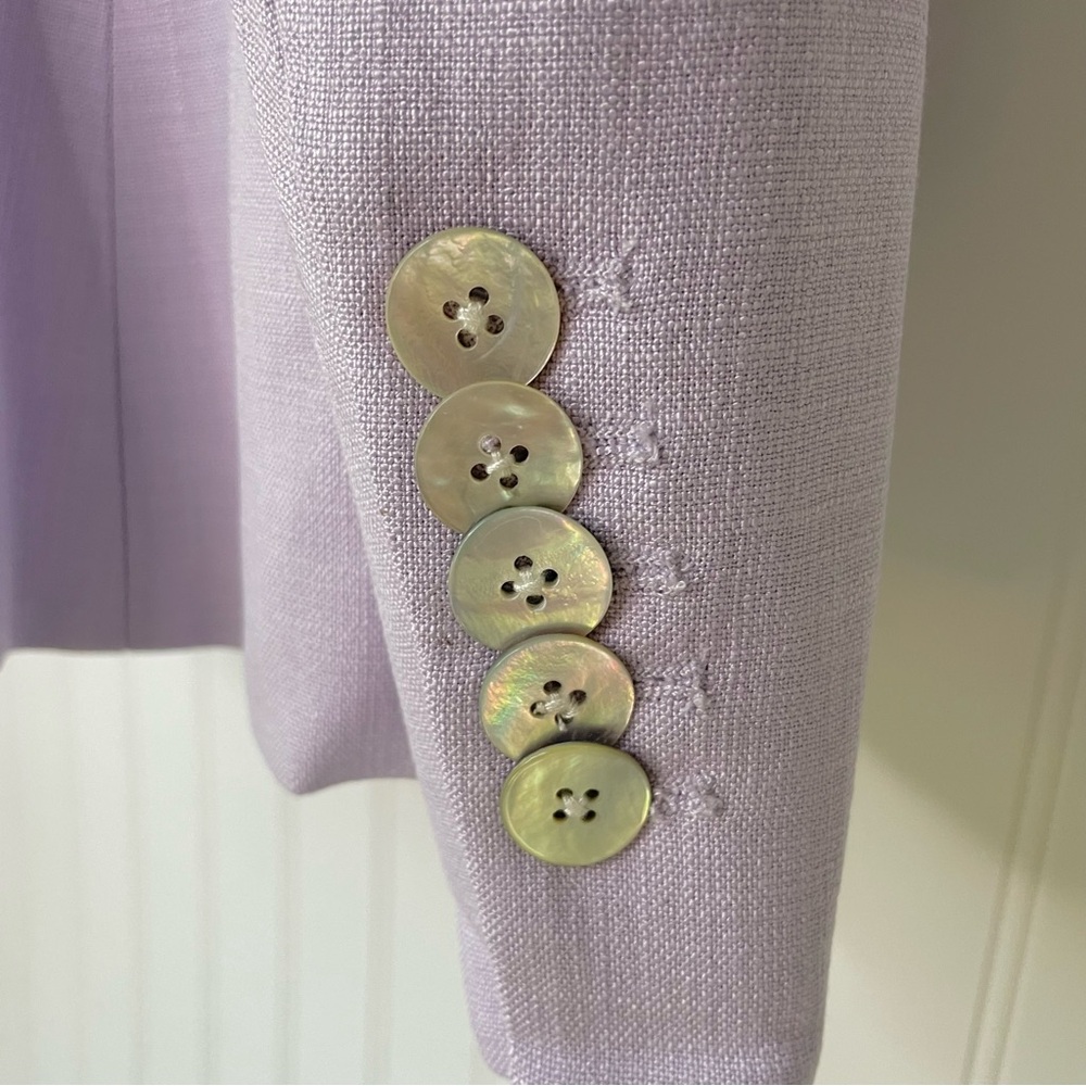 Veronica Beard Soft Lilac Miller Dickey Jacket Size 4 light Purple - Picture 8 of 12